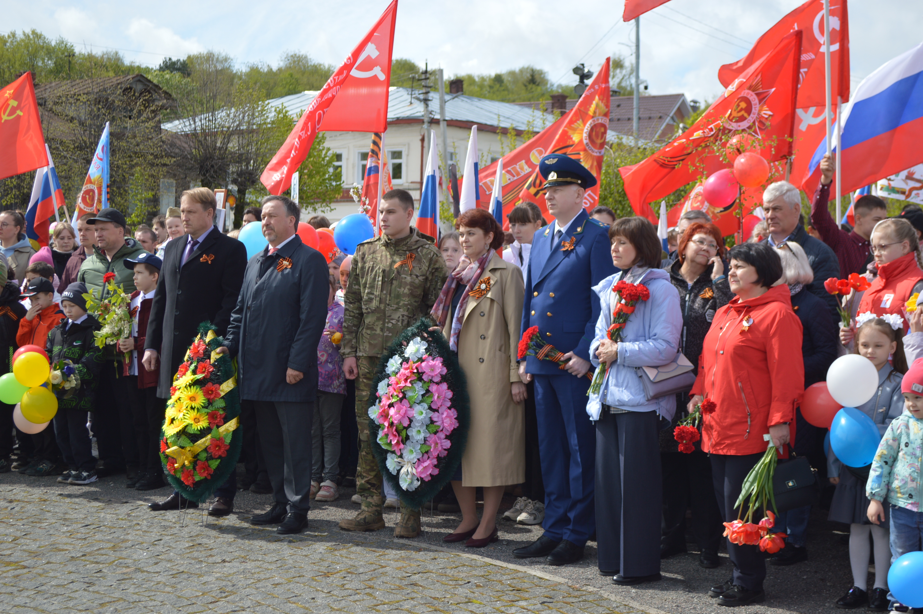 День Победы проходит в Палехе.