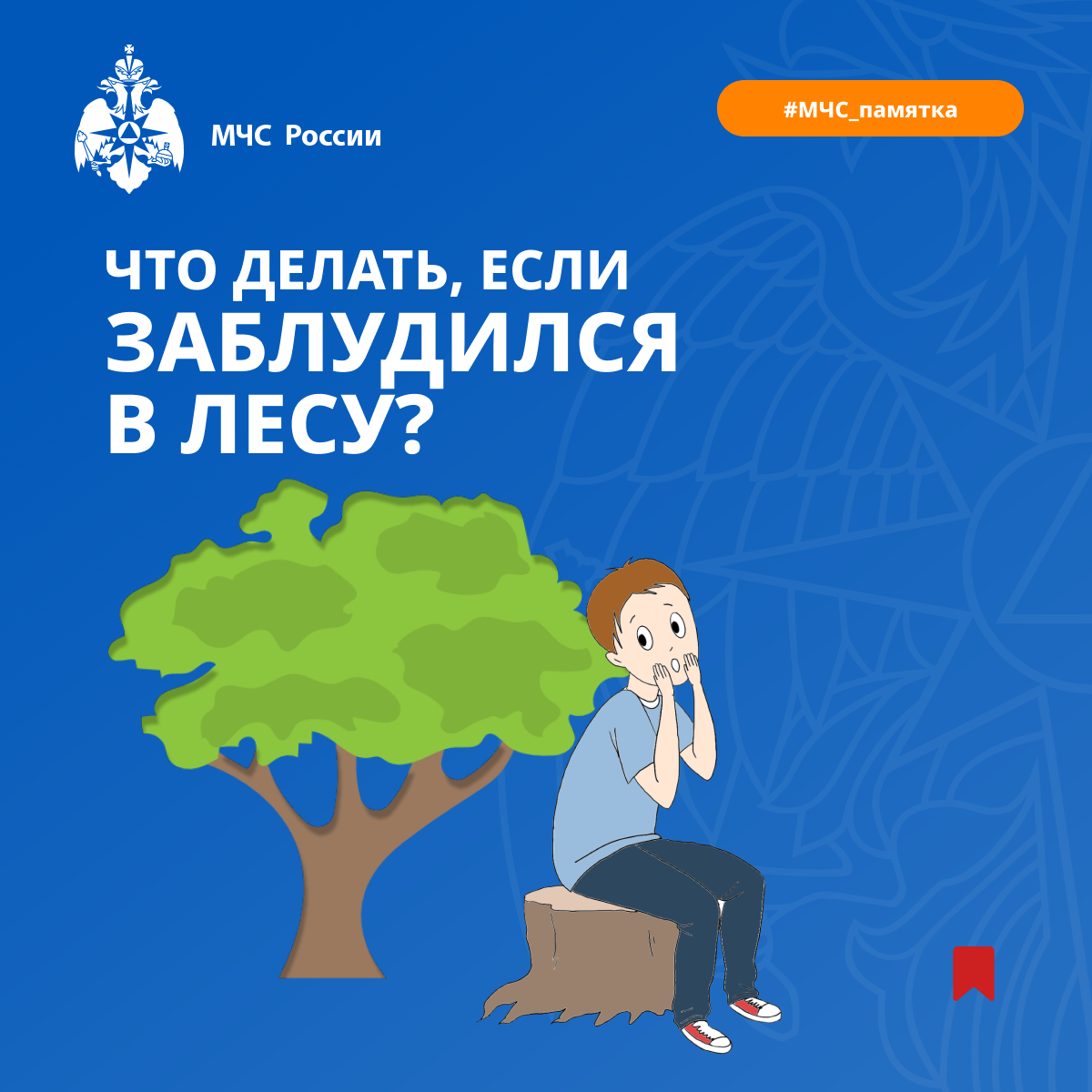 МЧС напоминает о детской безопасности в лесу.