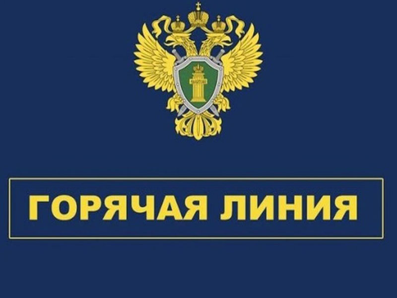 Прокуратурой организована горячая линия для жителей.